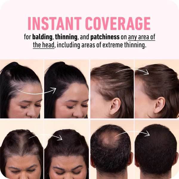 Pudră Păr THICK FIBER pentru mascarea părului cărunt și rar