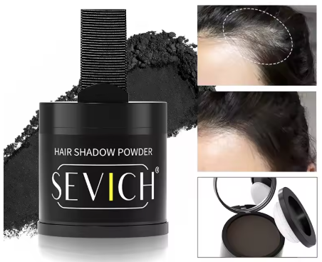 Pudră Păr THICK FIBER pentru mascarea părului cărunt și rar