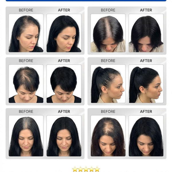 Pudră Păr THICK FIBER pentru mascarea părului cărunt și rar